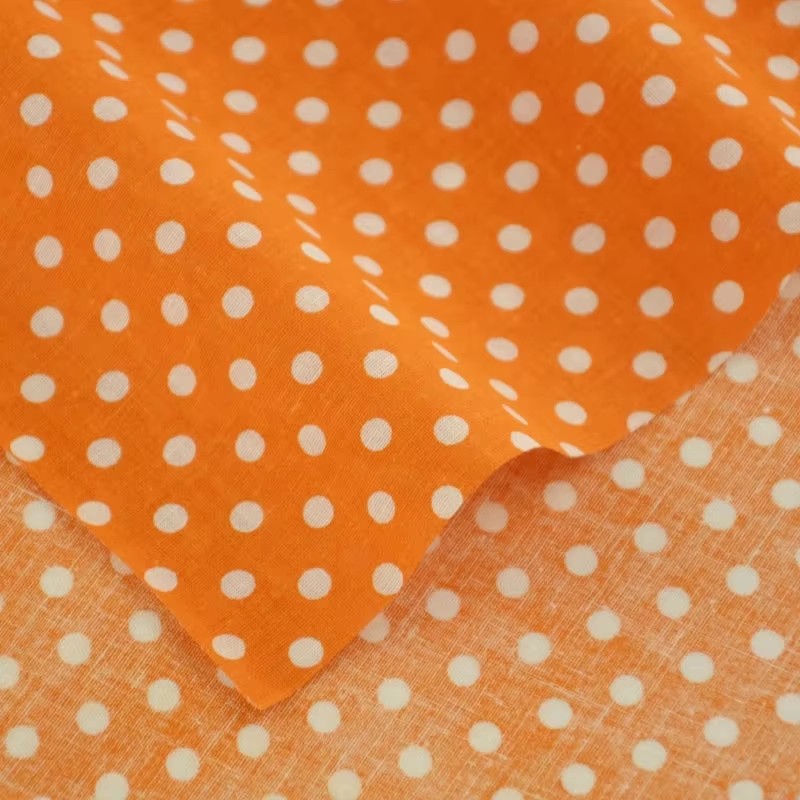 50X150CM White Orange Polka Do - Home Textiles & Decorations review and price