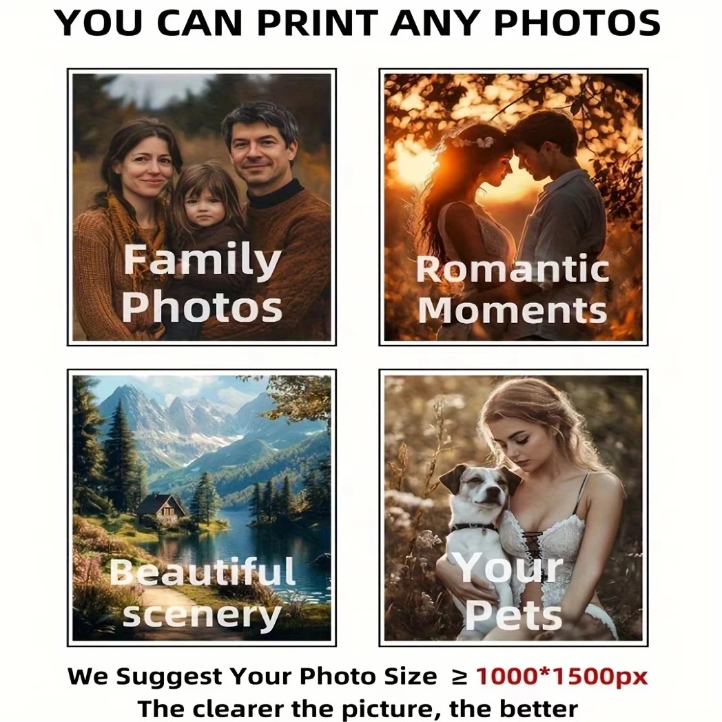 Personalized Photo Canvas, Cus - Home Textiles & Decorations review and price