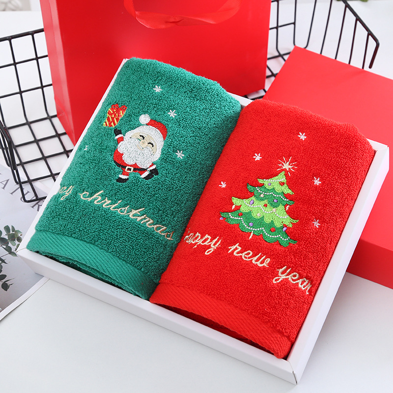 Christmas Towel Gift Box Set T - Home Textiles Face Towel review and price