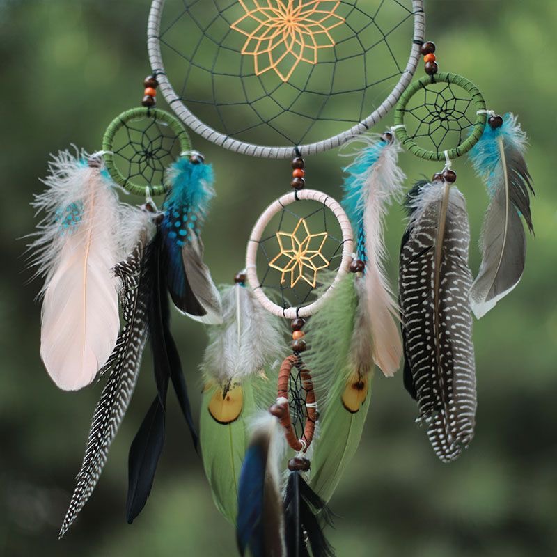 Vintage Multi-Circle Feather D - Home Textiles Usa review and price