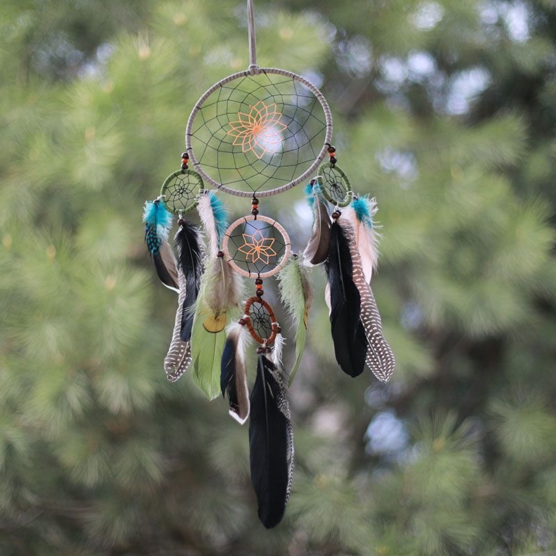 Vintage Multi-Circle Feather D - Home Textiles Usa review and price