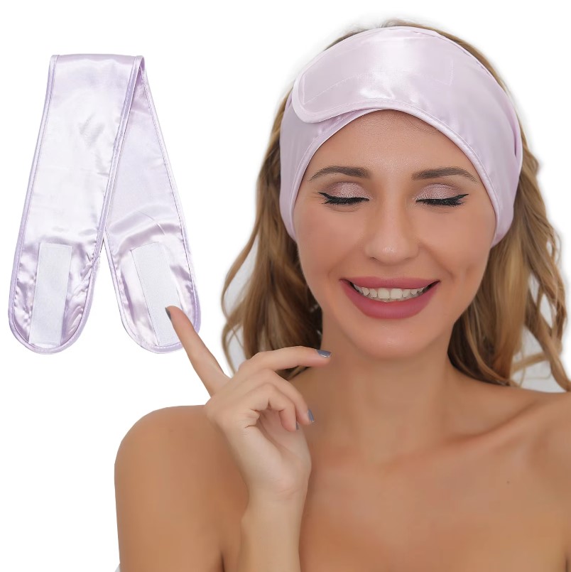 Women Silky Satin Adjustable S - Home Textiles Face Towel review and price